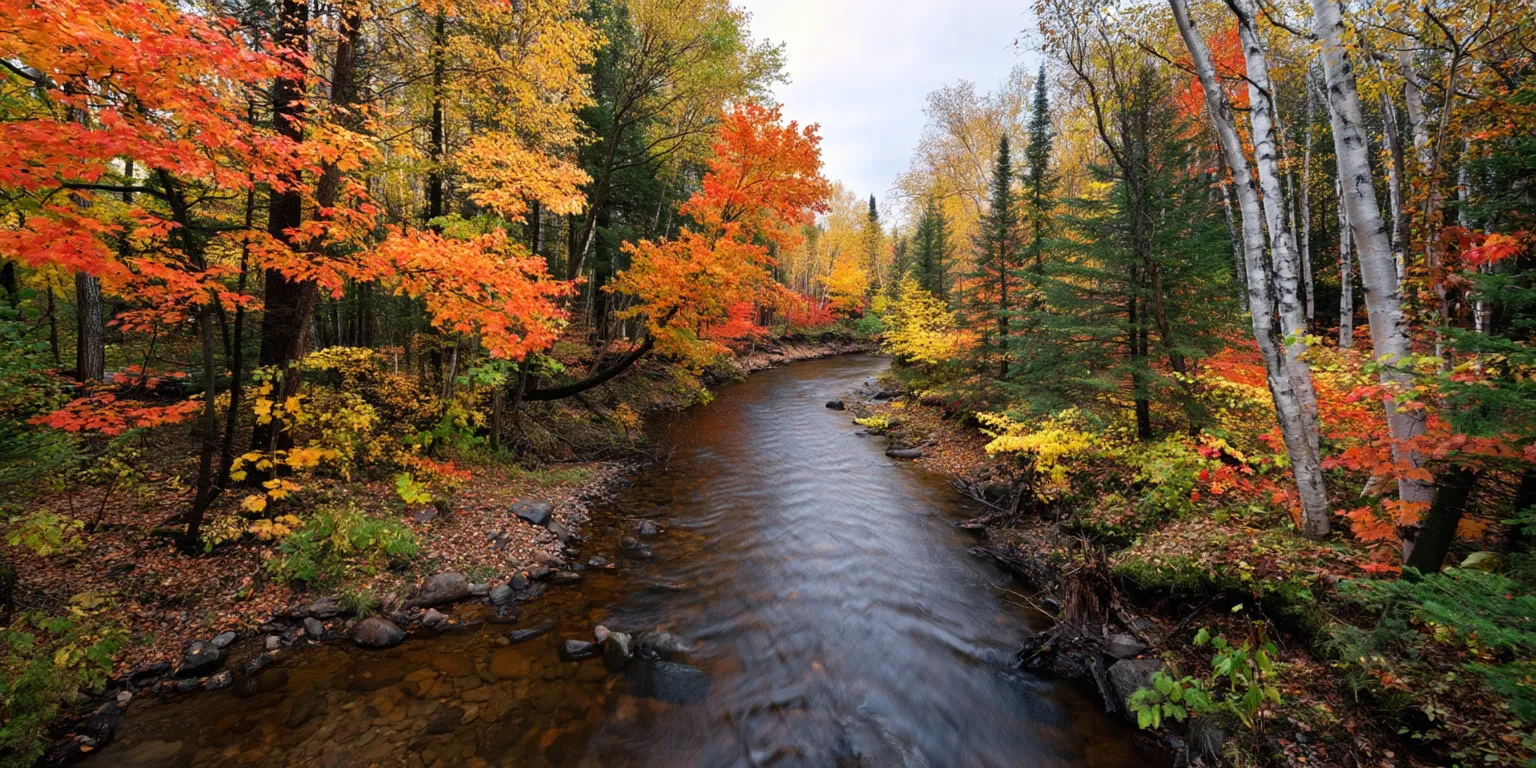 Autumn River Gorge