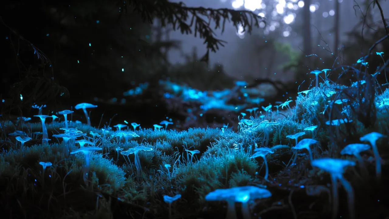 Bioluminescent Forest