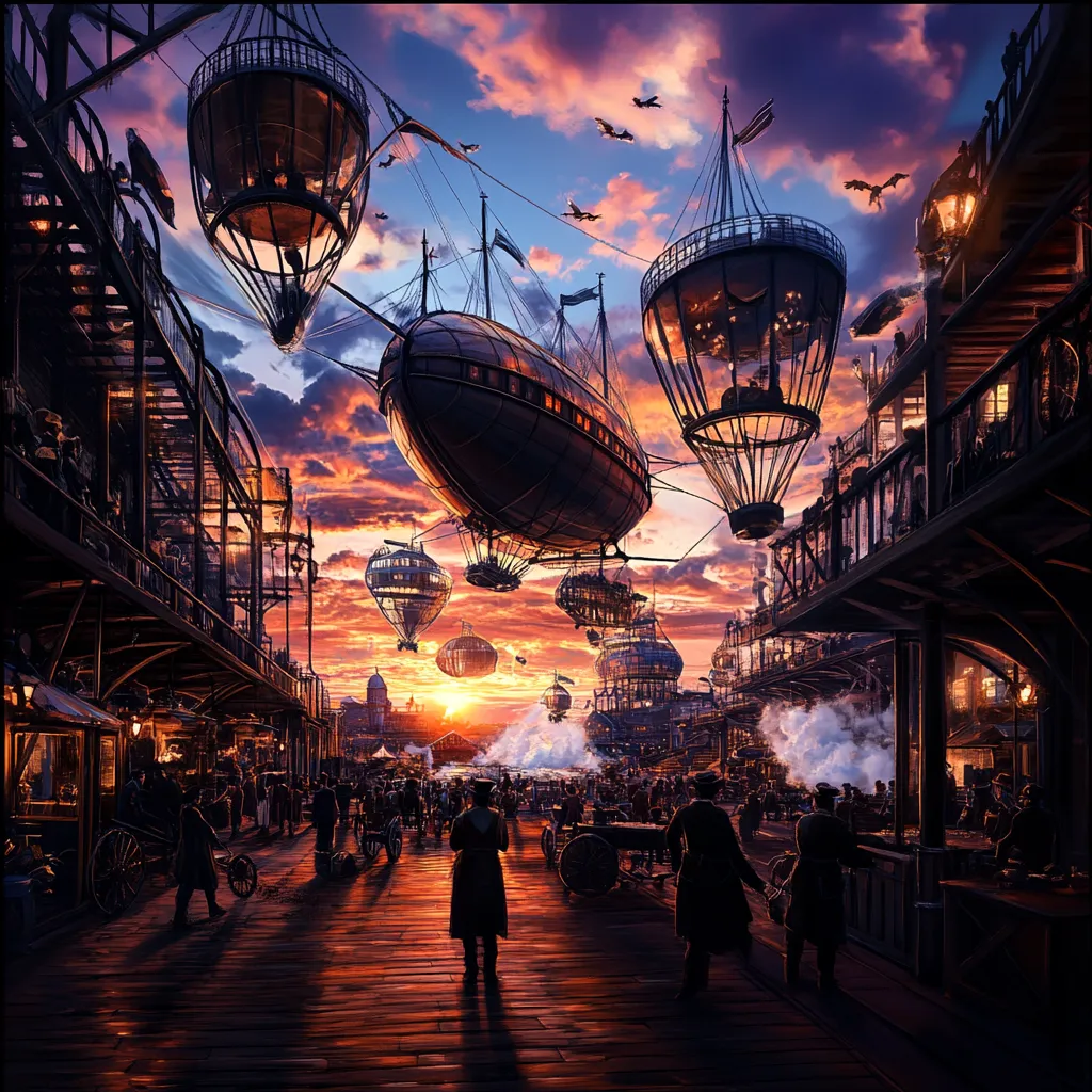 Victorian Airship Port